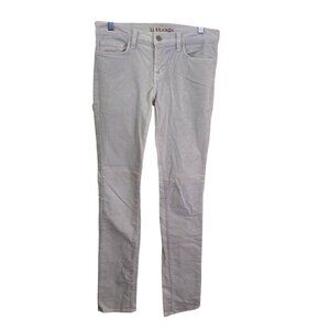J Brand Vintage Starship Cream Corduroy Low Rise Pants Size 28